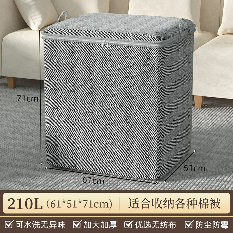 Bolsa de almacenamiento para edredones, bolsa de almacenamiento de gran capacidad para armario, para ropa y pantalones, bolsa de embalaje de tela a prueba de polvo para mudanzas