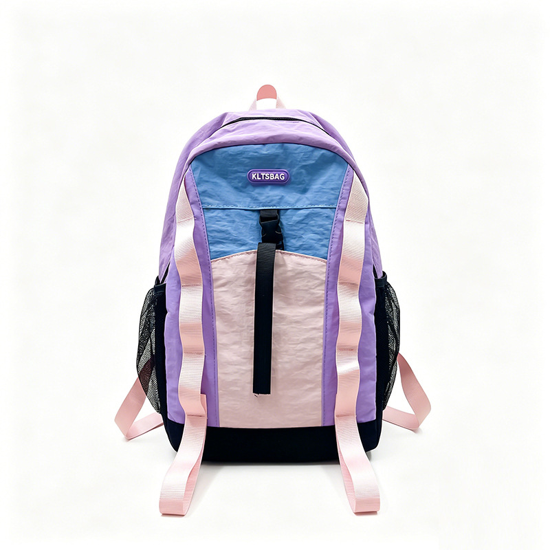 Nueva mochila para niños de gran capacidad de montaña mochila de viaje de moda de color contraste mochila para niños y niñas mochila escolar