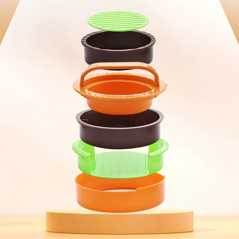 Amazon Explosion Food -grade PP Burger Manufacturing Tool Hamburg Pressor Porter Pressor Pressor Pressor Pressor