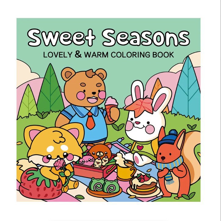Inventario transfronterizo nuevo libro de colorear CUDDLE CUTIES libros de colorear para niños y adolescentes libros de colorear