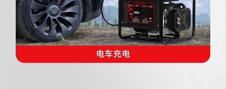 Digital Variable Frequency Gasoline Generator 220V Small Household High-Power Outdoor Construction Stall Portable Amazon