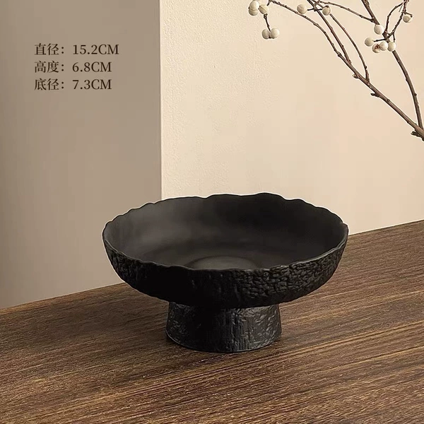 Internet celebrity pure black small ice dew fruit plate