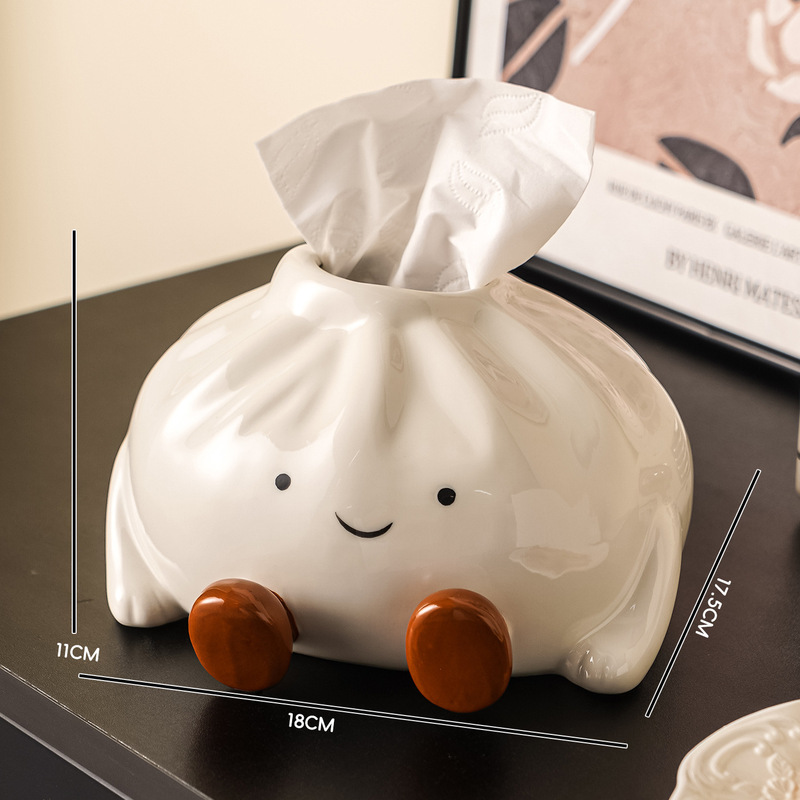 ins奶油风纸巾盒摆件轻奢高档客厅抽纸盒家用茶几桌面装饰品批发|undefined