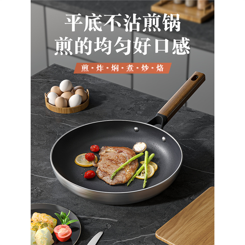 Non-Stick Frying Pan, Large Non-Stick Frying Pan for Home, Commercial, Hotel, Professional Induction Cooker, Gas Stove