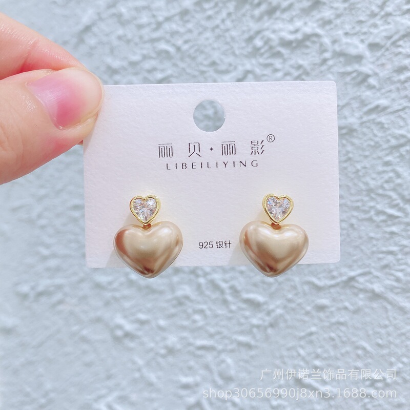 丽银/丽贝丽影甜美可爱闺蜜少女韩版气质滴胶红色蝴蝶结新款耳饰|undefined
