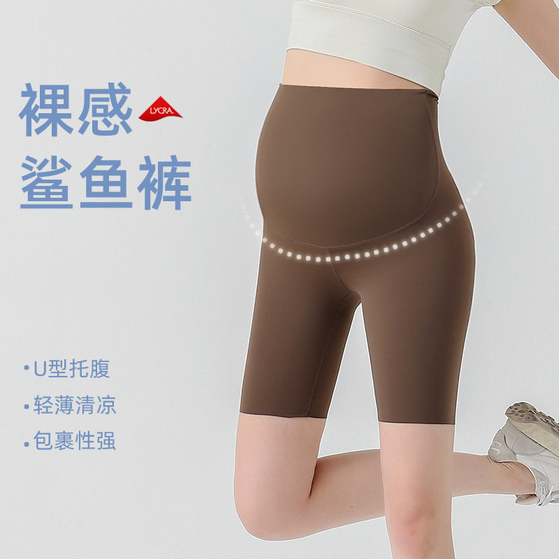 New versatile spring thin crew socks five-point yoga shark shark invisible shorts face mask shorts