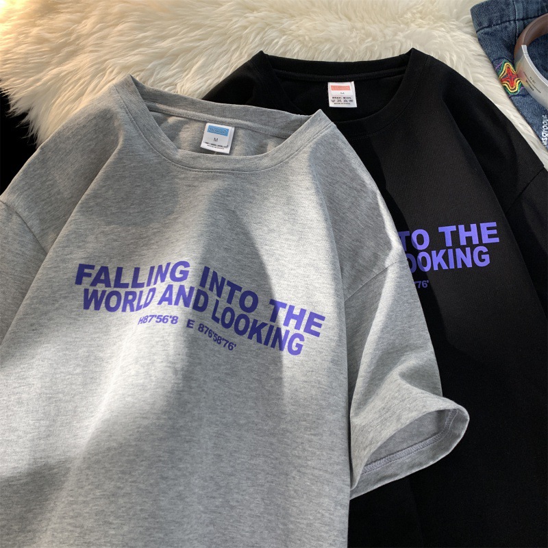 抖音直播供货 2024新款纯棉200克印花短袖A158-T2407-P16特价控29