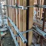 方钢槽钢背楞加固体系挡土墙支模板用钢背楞剪力墙体支撑墙加固快