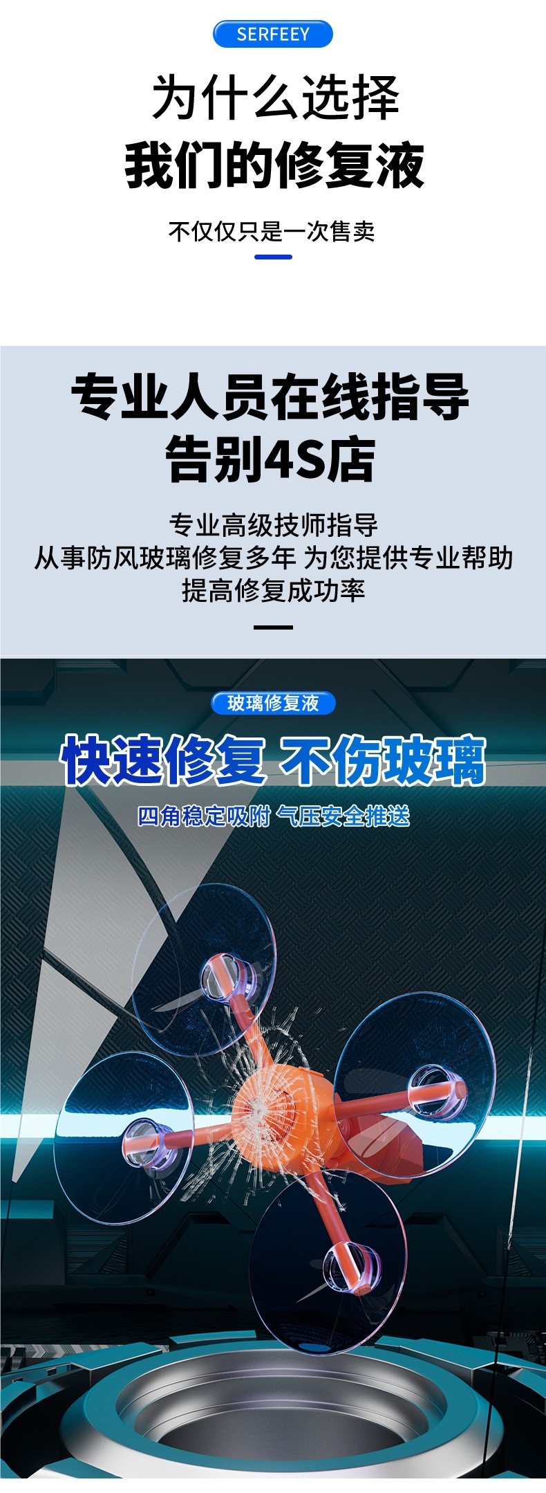 Car Glass Repair Liquid Front Windshield Window Mirror Crack Crack Crack Scratch Repair Glue Reducing Agent Artifact
