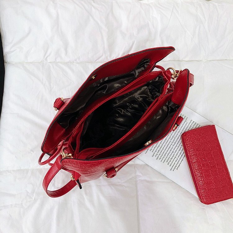 Bolso de mujer 2023 nuevo bolso de hombro bolsa portátil de gran capacidad bolso de hombro de gran capacidad hebilla magnética bolso libre