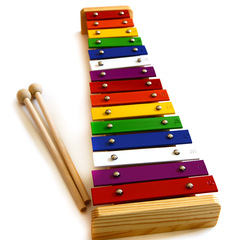 15-Note Rainbow Aluminum Xylophone Orff Early Education Instrument Colored Aluminum Xylophone Musical Teaching Tool Wooden Hand Xylophone