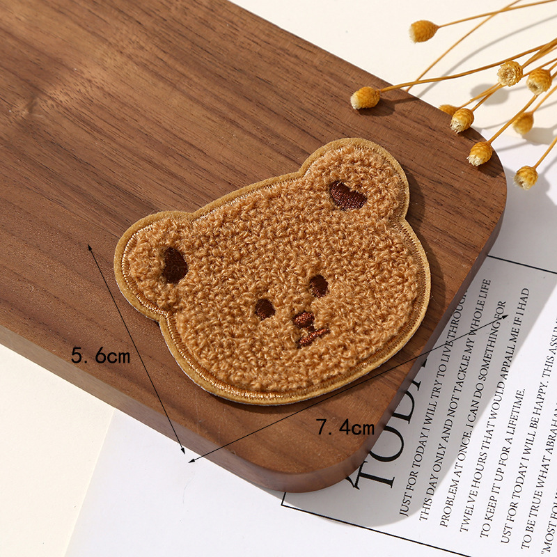 クリエイティブクマの衣類装飾かわいい布ステッカー DIY ジュエリー材料漫画子供服刺繍アクセサリー工場卸売|undefined