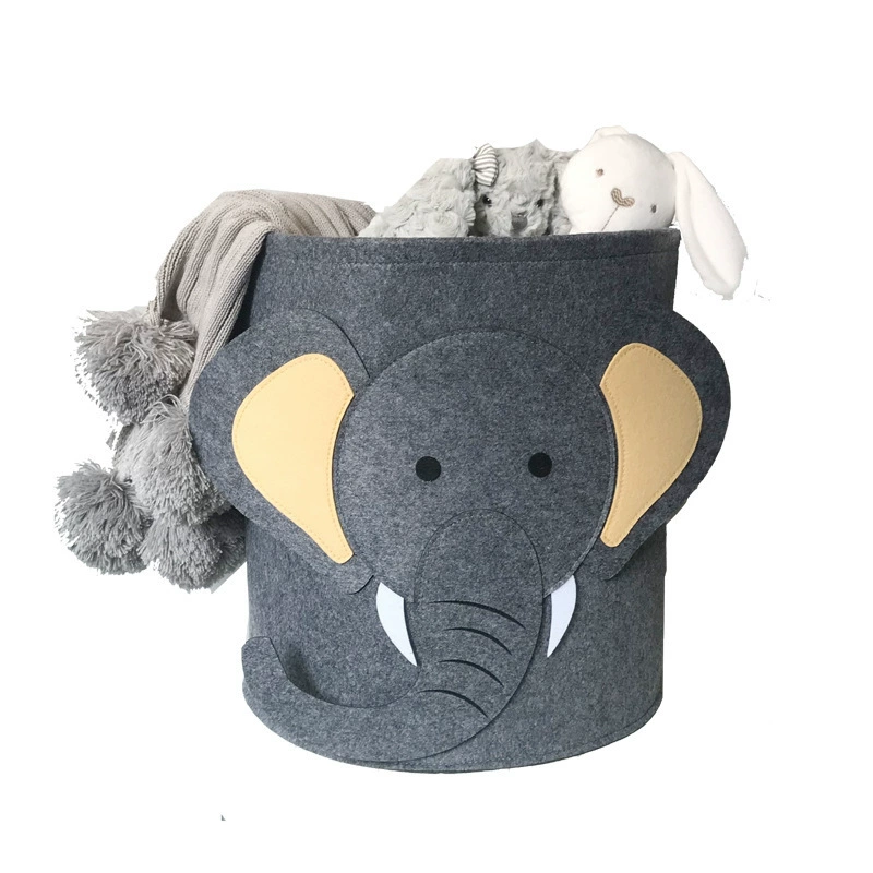 Storage system, cartoon capacious storage basket
