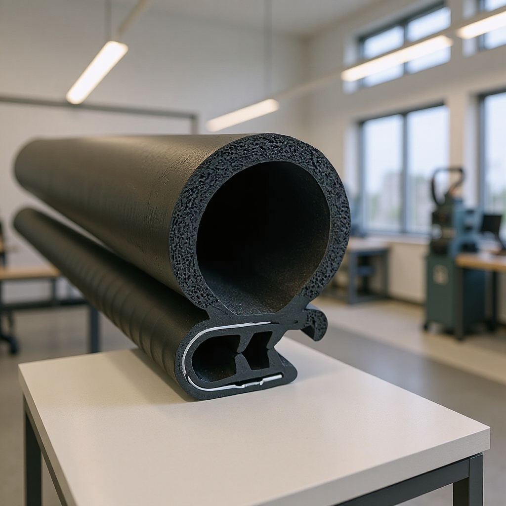 三元乙丙发泡侧泡顶泡U型密封条机箱机柜卷帘门底条胶条防撞