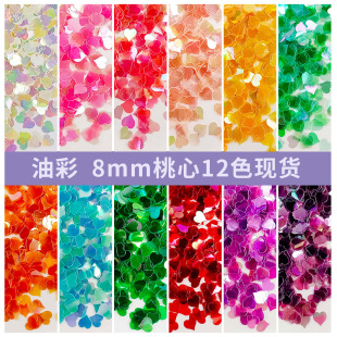 YALEDUO�طN�������Ƭ8MM����ƽ��o������DIYƬPVC10��ͮ���Ƭ