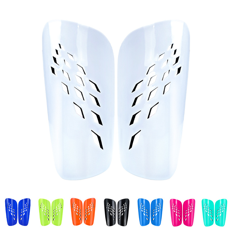 Cross-border football diamond-shaped shin guards, breathable, thickened, insertable, anti-collision, adult insert-type protective gear, wholesale with custom logo