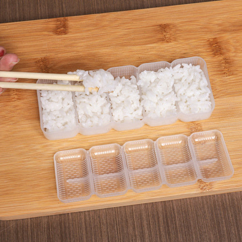 Five-piece bento rice ball mold, seaweed rice roll warship sushi mold tool set DIY cooking tools