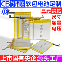 定制高端便携心电监测仪制氧机可充电高压容软包聚合物锂离子电池