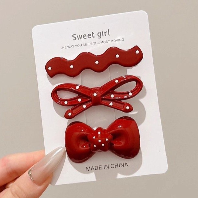 Otoño y invierno coreano clip de cabello para mujeres de alto nivel clip lateral adornamiento de cabello nuevo dulce chica clip de cabello tocado de cabello de peluquería