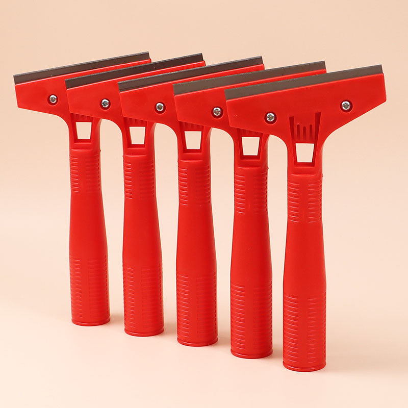 家用清洁铲刀家政保洁刀瓷砖美缝清洁刀红色地板玻璃云石除胶铲刀