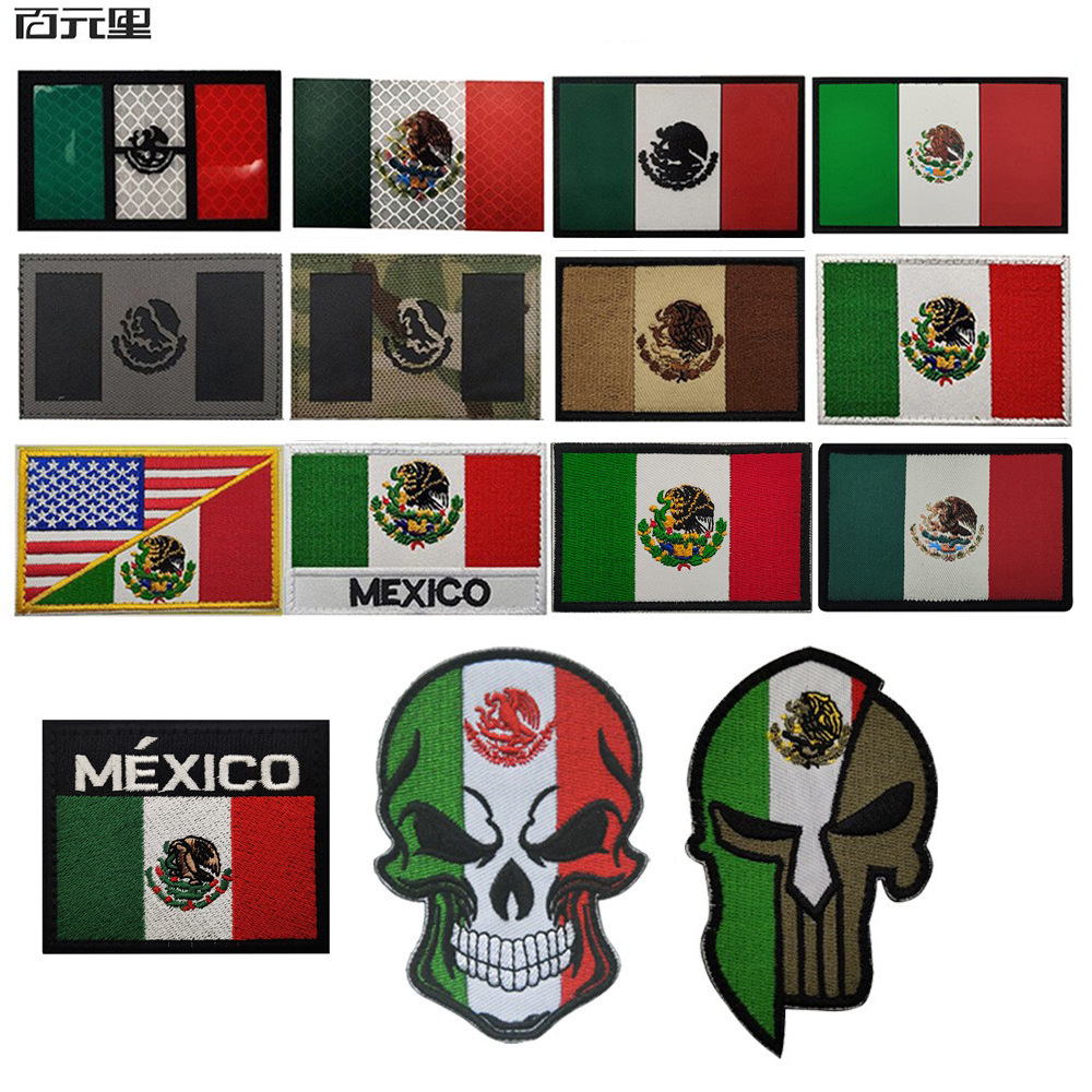 Parche Táctico Bordado Reflectante IR de Nailon para Ropa Táctica