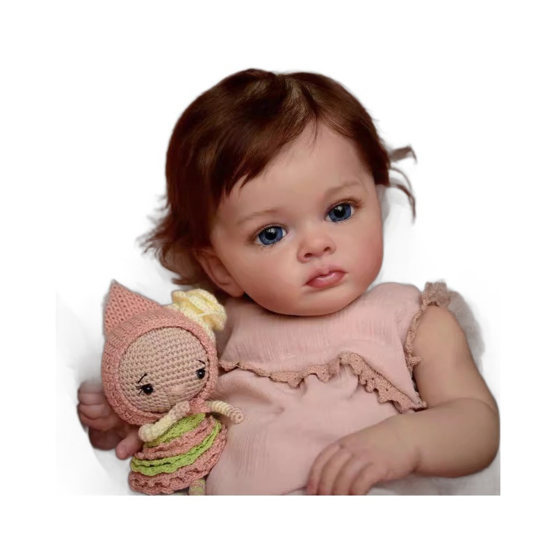 Muñecas al por mayor 55 cm muñecas muñecas renacer muñecas simulación 22 pulgadas juguetes de goma blanda muñecas