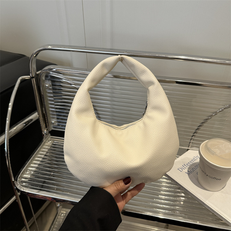 2025 Fashion Trend Casual Simple Texture Crescent Bag Summer New Stylish Niche Women's Unique Handbag 2025 Fashion Trend Casual Simple Texture Crescent Bag Summer New Stylish Niche Women's Unique Handbag