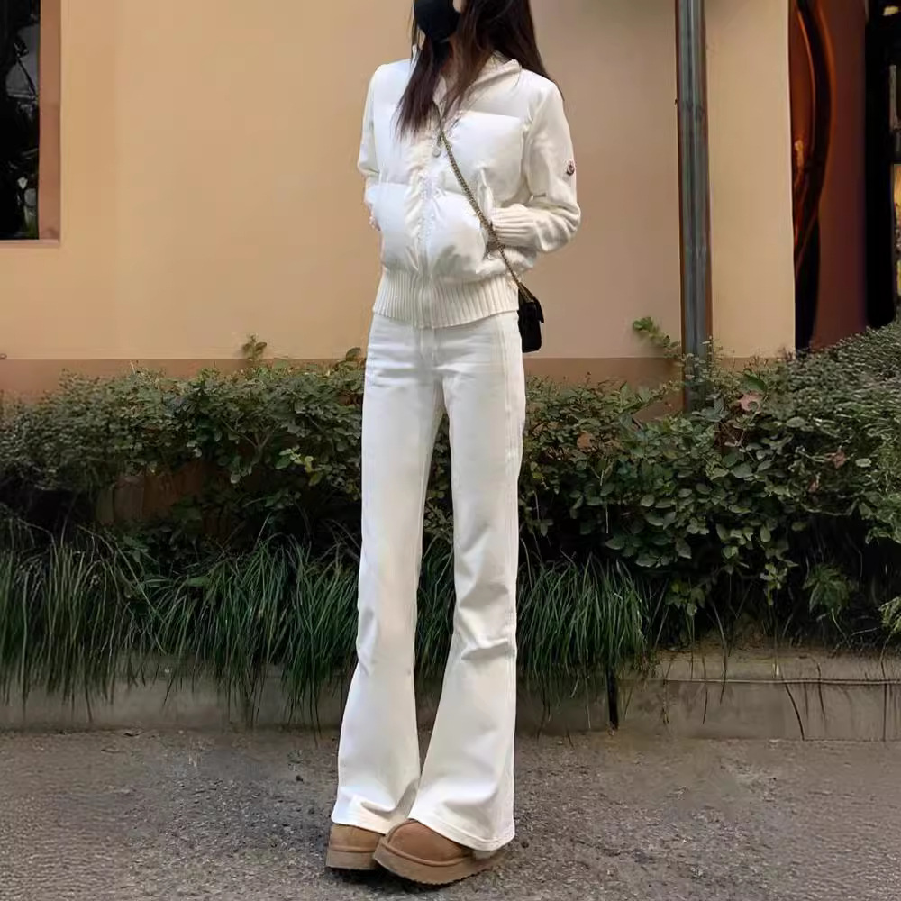 Flared Jeans for Women 2026 Spring and Autumn New Style Hot Girl High-Waisted Slim Fit Versatile Straight Elastic Flared Pants