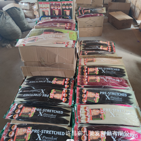 Cabello 3X preestirado trenzado 26 pulgadas 350g 3 hilos de baja temperatura EASY EZ