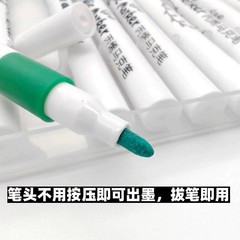 晨韻丙烯馬克筆12/24色塗鴉畫筆套裝可水洗不透色美術專用丙烯筆