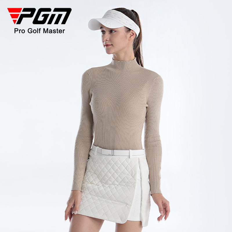 PGM golf clothing women's sweater bottoming shirt autumn and winter warm women's woolen top soft and comfortable PGM golf clothing women's sweater bottoming shirt autumn and winter warm women's woolen top soft and comfortable