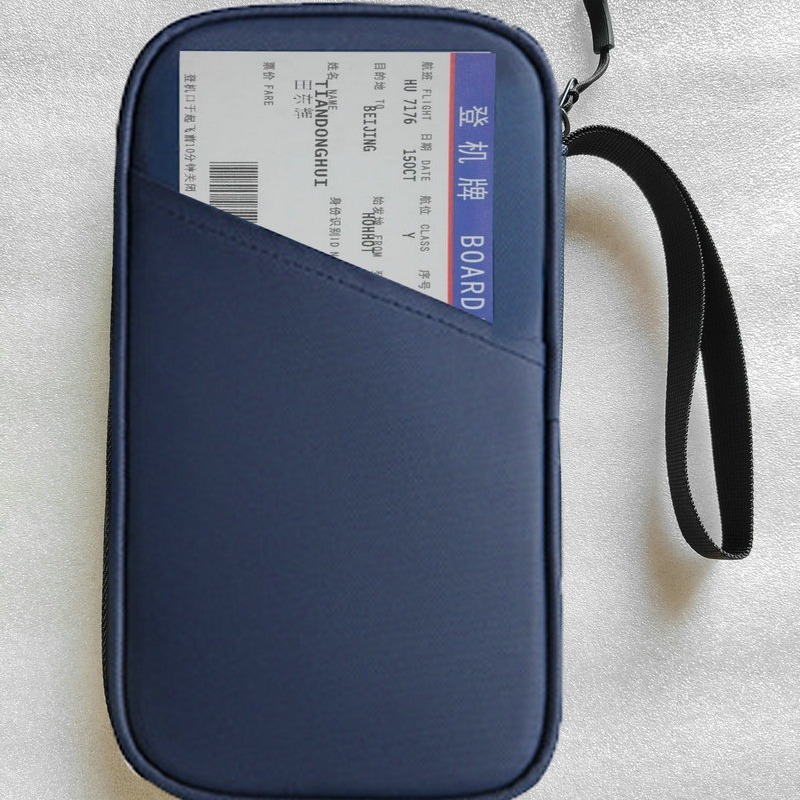 多機能パスポートバッグ旅行パスポートクリップ盗難防止カードバッグ旅行証明書収納バッグrfid盗難防止ブラシ|undefined