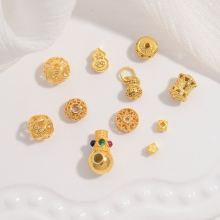 S925�y��ɢ��Ͱ���U��С�U������diy����朴����Ʒ���SZ33