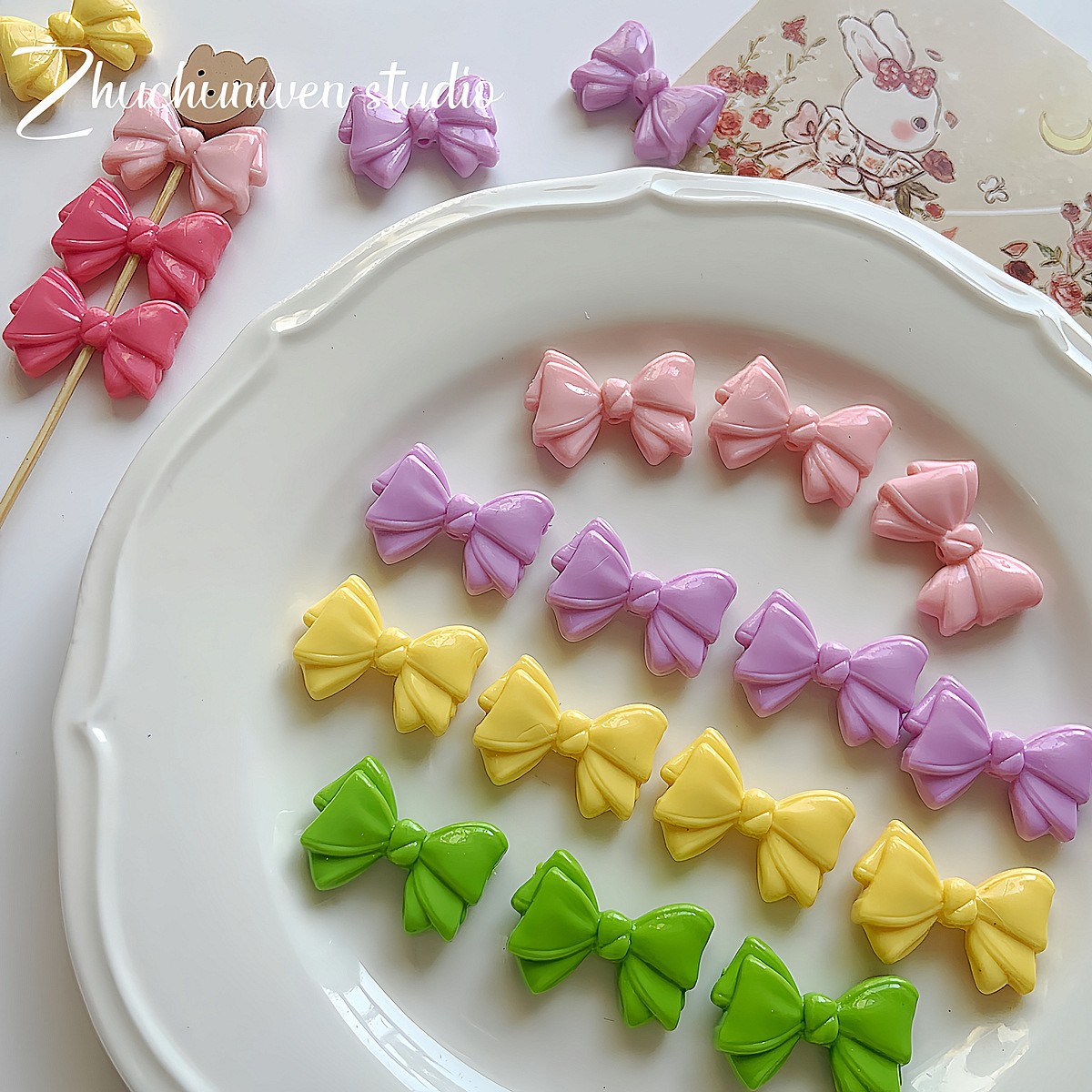 Coloridos cuentas de alta saturación serie de cuerdas de teléfono móvil DIY joyas de cadena en joyas hechas a mano accesorios de cuentas sueltas