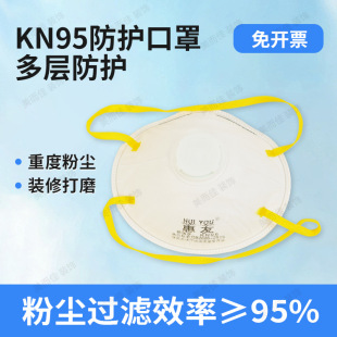 Kn95 Adult Dust Mask with Breathing Valve Five-Layer Protection Industrial Anti-Dust and Anti-Smog Disposable Decoration Mask
