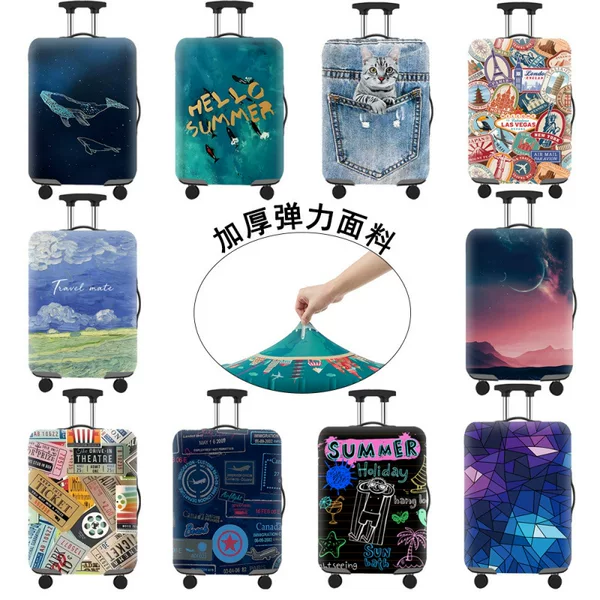 Luggage Protective Cover, Custom Dust Cover, Amazon's Best-Selling Cross-Border Trolley Suitcase Cover, Luggage Cover Protective Cover