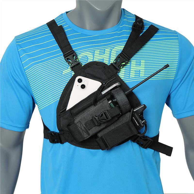Commander Outdoor Multifunctional Chest Pack Backpack Walkie-Talkie Nylon Bag Baofeng UV-5R Quansheng Beifeng
