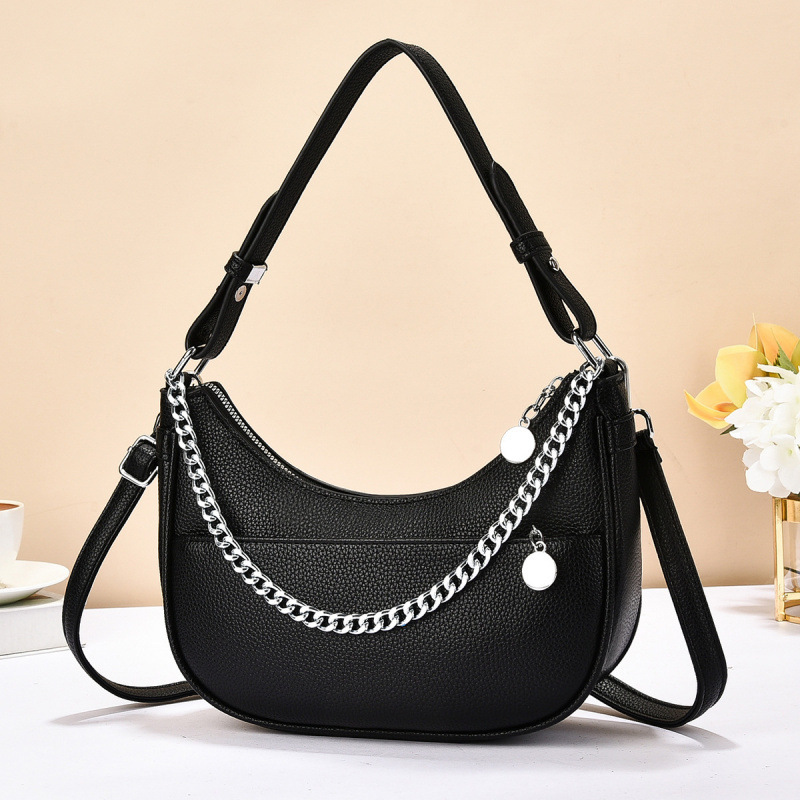 Dumpling Shoulder Bag 2025 Summer New Satchel Crossbody Bag Lightweight Casual Women's Bag Shoulder Bag Cross-Border Bgas