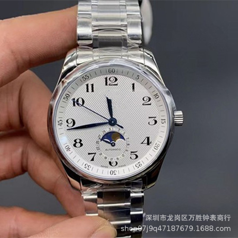 Zhanxi Langjia Famous Craftsman Series Micro-Business Delivery Stainless Steel Fully Automatic Mechanical Men's Watch Cross-Border Manufacturer Supply Batch