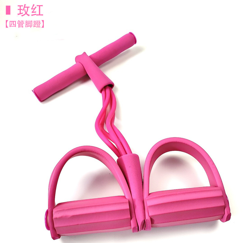 脚蹬拉力器瘦肚子神器家用健身女多功能仰卧起坐辅助腹部拉伸器材|undefined