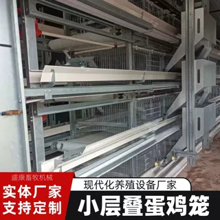 蛋鸡养殖小层叠鸡笼H型立式小层叠蛋鸡笼养殖场自动化养鸡设备