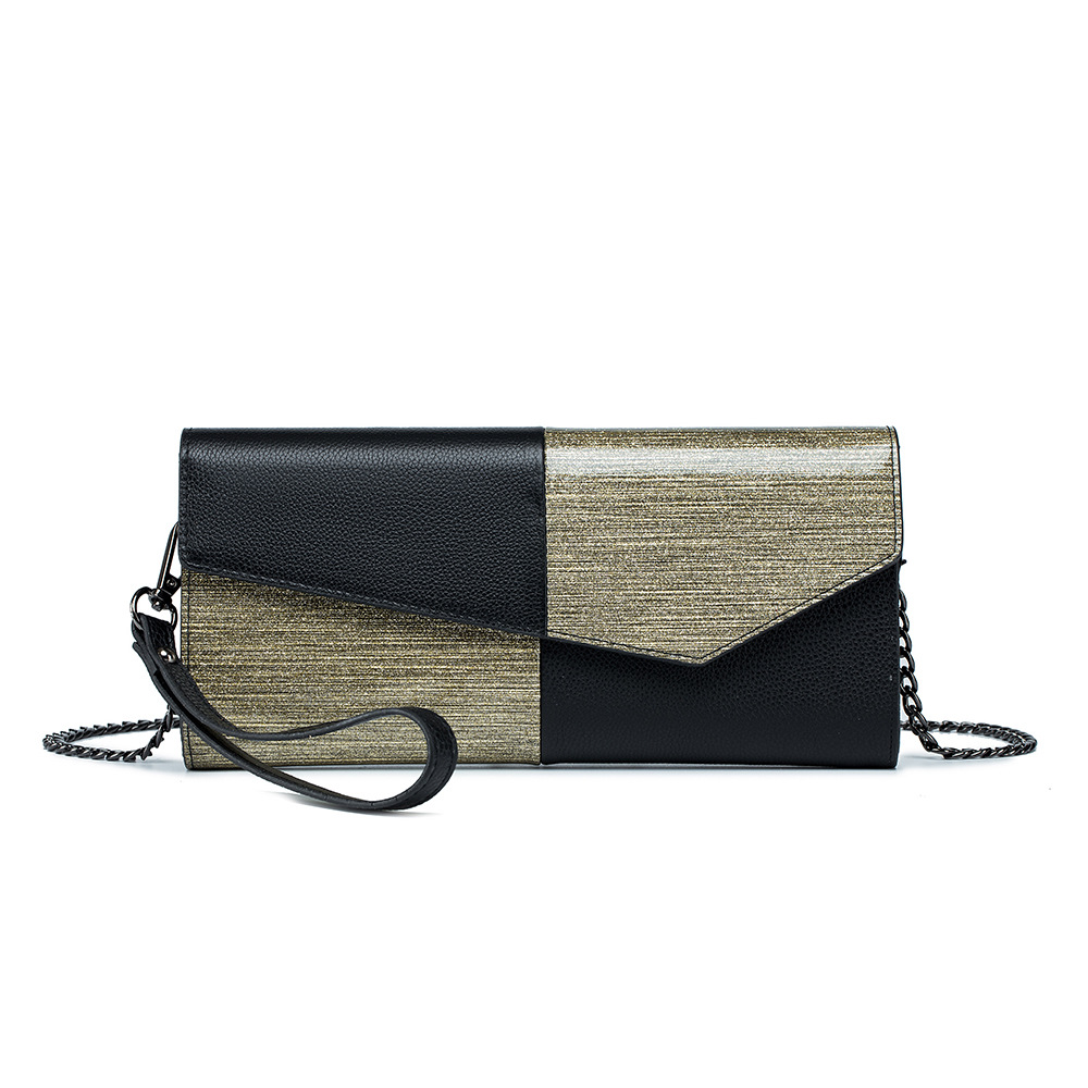 Flap Envelope Clutch Bag Genuine Leather Designer Crossbody Bag Trendy Evening Bag Elegant Handbag For Women - Thumbnail 8