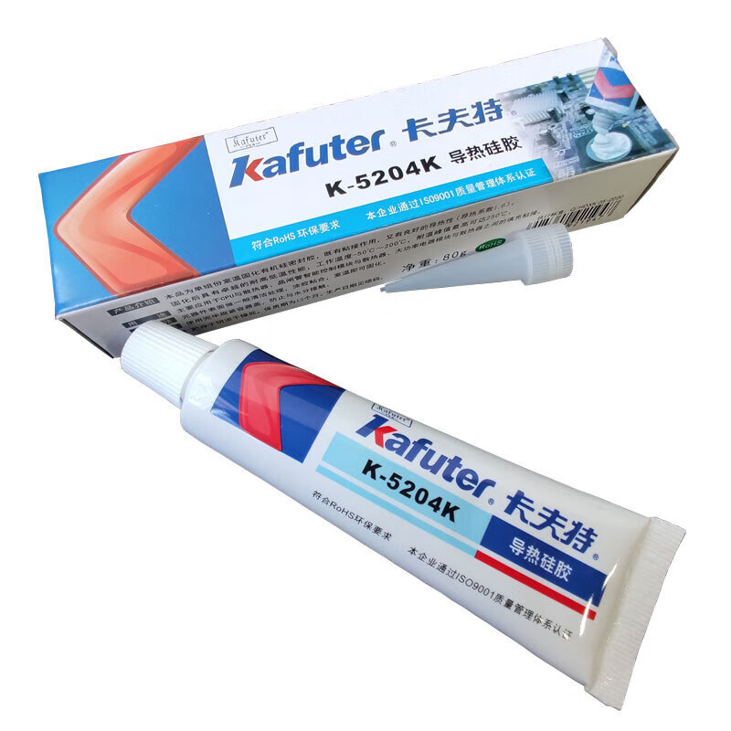 卡夫特K-5204K 导热硅胶 散热膏耐高温可固化绝缘防水硅酮胶水