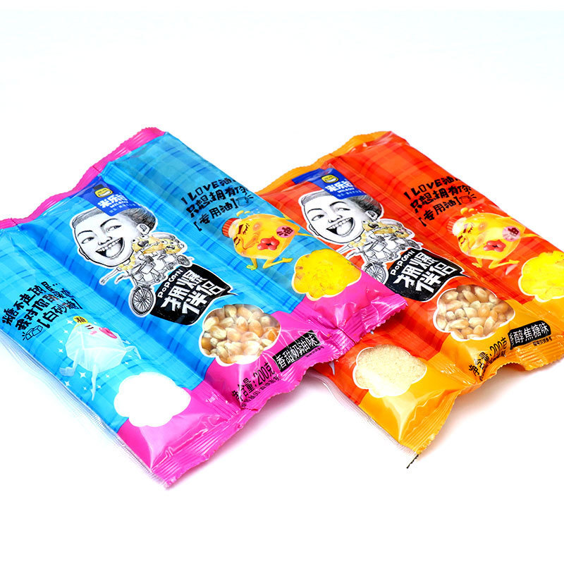 Migu Le 3-in-1 Popcorn 200g Cream Flavor Caramel Flavor Commercial Popcorn Ingredients Wholesale for Cinema KTV