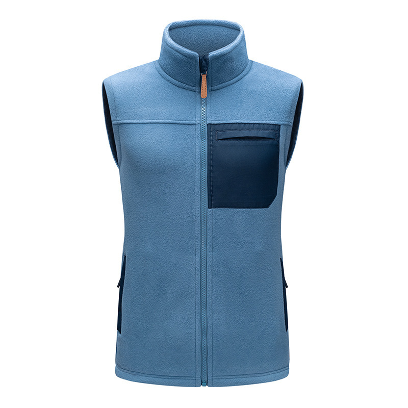 Yao chaleco de terciopelo para hombres y mujeres al aire libre chaleco de terciopelo cálido ocio chaleco de terciopelo cardigans chaqueta de moda image 12