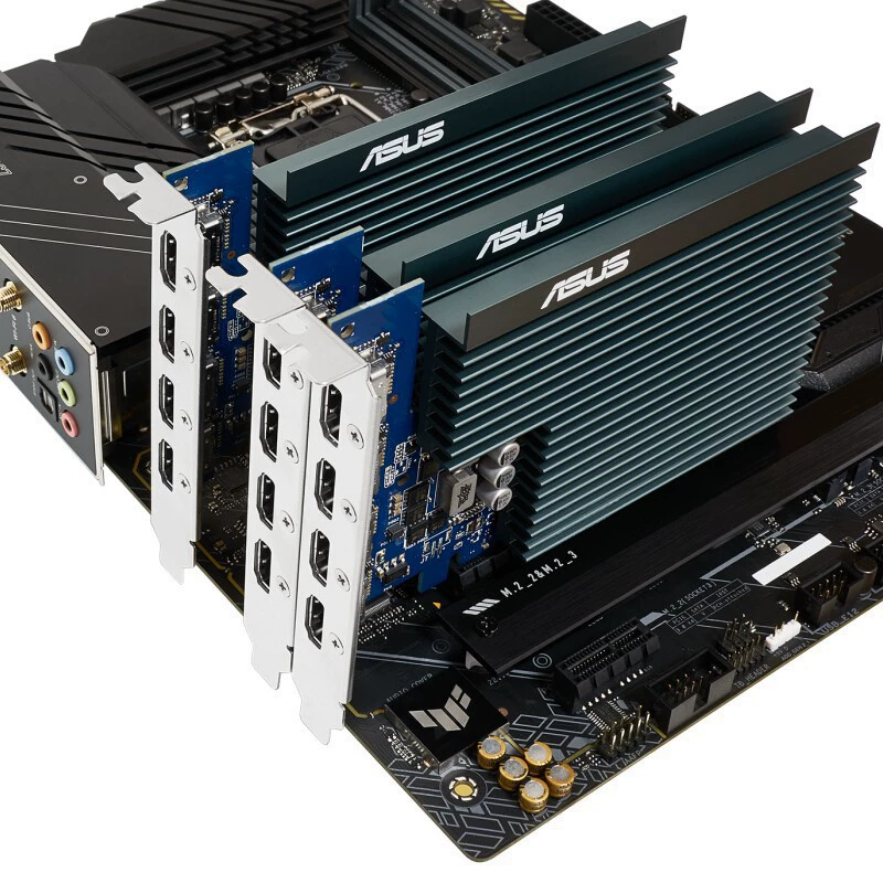 Applicable to ASUS GT730 4H SL 2G D5 Multi -screen graphics card Stock projection support 4 screen HDMI losses