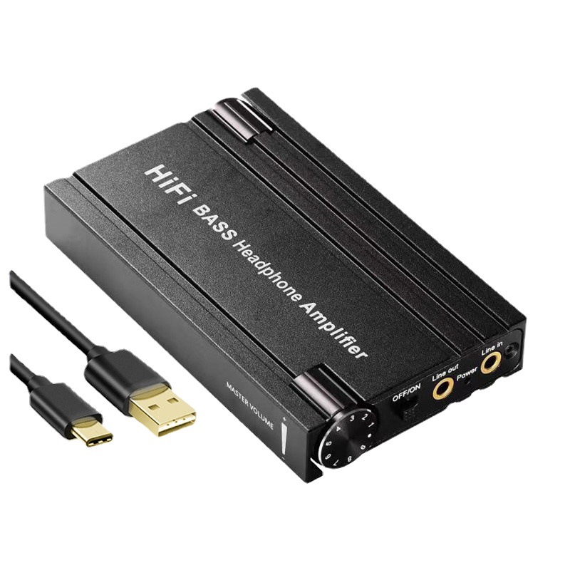 HiFi subwoofer headphone audio amplifier stereo signal amplifier volume subwoofer control no loss