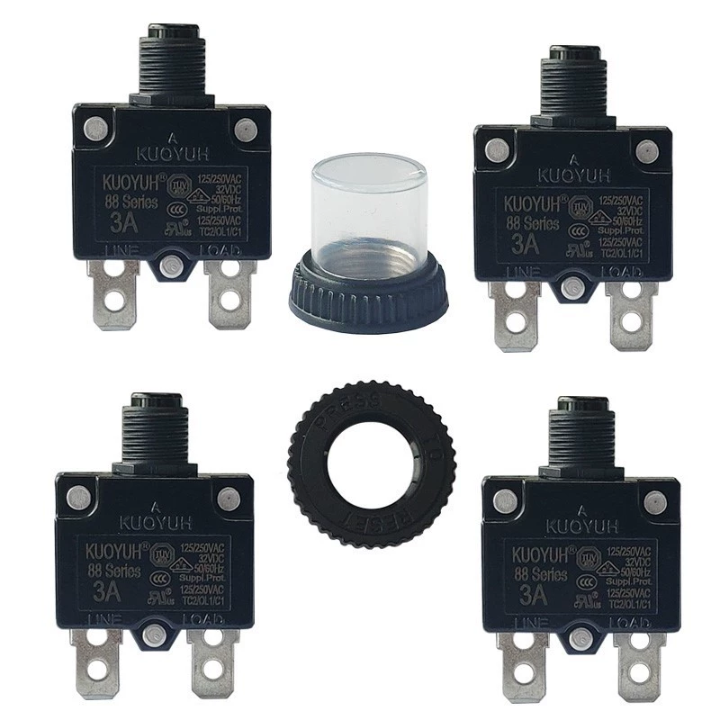 88-4A overload protector manual reset current protector compressor to insert the protector switch plug-in piece