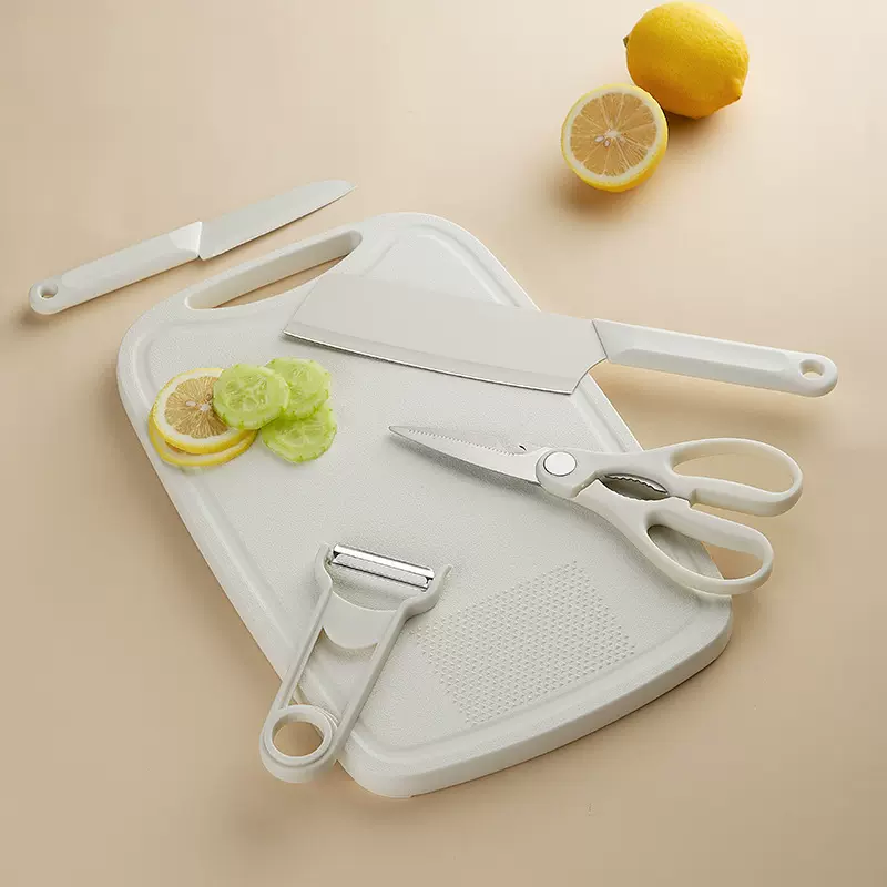 户外专用菜板套装高颜值厨房家用不锈钢切片刀削皮刀便携菜板套装