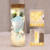 Wish Bottle Rose Broken Blue